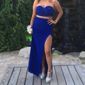 Royal Blue Elegant Dress